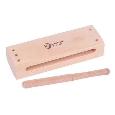 Produktbild von Classic World - CLASSIC WORLD EDU Holzblock-Schlaginstrument (Akustikbox)