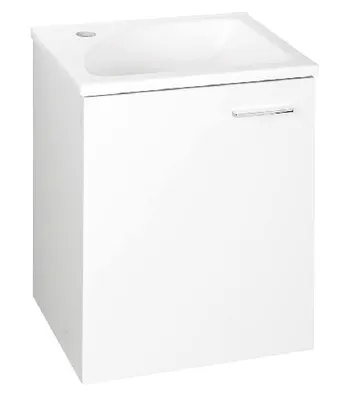 Zdjęcie produktu dla Aqualine Zoja - Szafka pod umywalkę 400x500x320 mm, 1 drzwi, biała 51048A