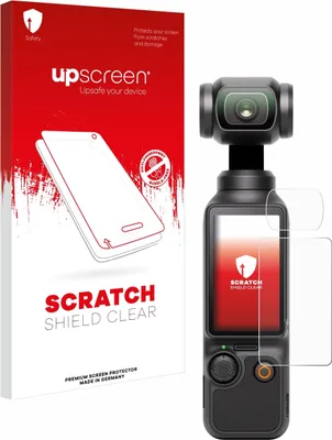 Produktbild von upscreen Schutzfolie für DJI Osmo Pocket 3 (Display + Linse) Displayschutz Displayschutzfolie Folie Klar Transparent