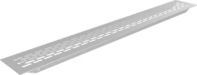 Produktbild von Stegblech 60x484mm Aluminiumgitter Heizungsabdeckung Lüftungsgitter Belüftungsgitter Silber eloxiert