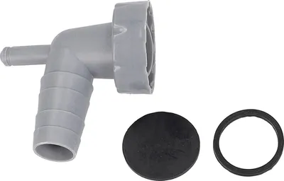 Produktbild von KIRCHHOFF 988379019 Schlauchanschluss mit Kondenswasserstutzen für 1" Siphon von Waschmaschine Geschirrspüler Trockner
