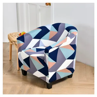 Produktbild von Stretch-Stuhlbezüge, Jacquard-Sofabezug, Wannenstuhlbezug, waschbar, weicher Sessel, Sofa, Schonbezug, Möbelschutz, Couchbezüge, 2 Stück
