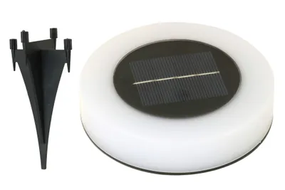 Produktbild von Solar LED Schwimmlicht / Bodenleuchte 2in1 Farbwechselnd Ø 11 cm