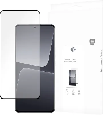 Produktbild von Schutzfolie Xiaomi 13 Pro - Panzerglas - Cazy - Schwarz