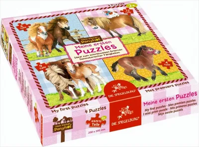 Produktbild von Meine ersten Puzzles (4/6/9/12 Teile) Mein kleiner Ponyhof