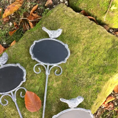 Produktbild von Kreidetafel für Blumentopf Beschriftung Kräutertöpfe Kräuterbeet Pflanzstecker