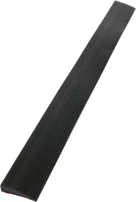 Zdjęcie produktu dla Podkładka gumowa do ramp - Rampa najazdowa - Do użytku z wózkami inwalidzkimi - Wysoka nośność - 90 x 8 cm - Czarna