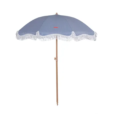 Produktbild von Sonnenschirm Strand Polyester 210x180cm Blau