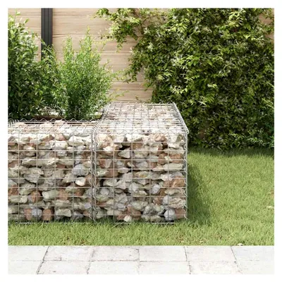 Produktbild von Gabion Hochbeet aus Stahldraht 50x50x50 cm