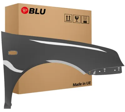 Productafbeelding van BLU Spatbord geschikt voor Volkswagen Golf IV 4 LH7W Rechts Grijs NaturGrau | 1997-2006 | Voorzijde | Gelakt | Montageklaar