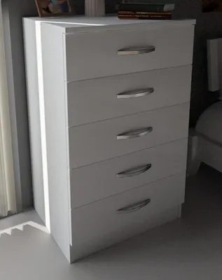 Zdjęcie produktu dla Stylowe komody białe Nowoczesne meble do sypialni Drewniany kredens