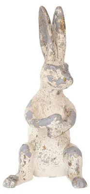 Obrázok produktu pre Clayre & Eef Dekoratívna figúrka králika 8x9x17 cm Béžový plast