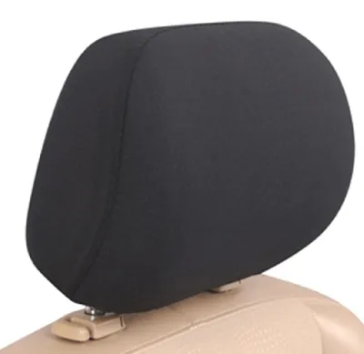 Obrázok produktu pre Sada poťahov na opierky hlavy do auta, univerzálna, čierna, príslušenstvo do auta