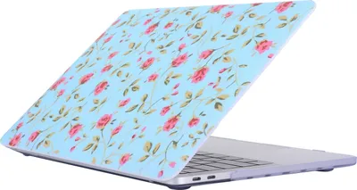 Produktbild von Mobigear Flowers MacBook Pro 15 Zoll (2016-2019) Hardcase Hülle MacBook Case - Model 23 - Model A1707 / A1990