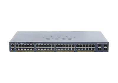 Zdjęcie produktu dla Cisco Catalyst WS-C2960X-48TS-L, Zarządzany, L2, Gigabit Ethernet (10/100/1000), Pełny dupleks, Możliwości montowania w stelażu, 1U