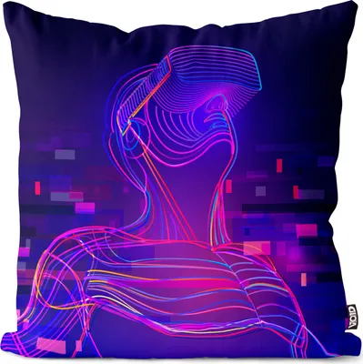 Produktbild von VOID Virtual Reality Brille Gamer Kissenbezug Kissenhülle Sofakissen Kissen Deko Outdoor-Kissen Dekokissen