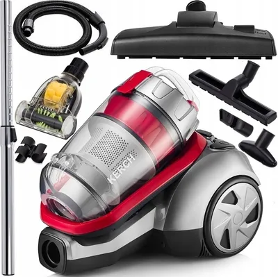 Obrázok produktu pre Beutlový vysávač Kerch Delta VC3300 s výkonom 3999 W, vybavený turbokefou a HEPA filtrom H13