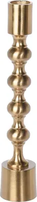 Produktbild von Kerze mit goldenen Kugeln 23CM
