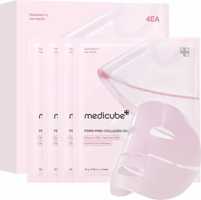 Zdjęcie produktu dla Medicube PDRN Pink Collagen Gel Mask 4er Pack