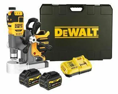 DEWALT Magnetbohrmaschine 18V DCD1623X2G mit 2x 9,0Ah FLEXVOLT Akkus