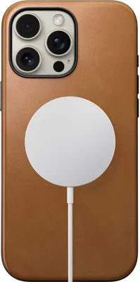 Immagine prodotto di Custodia Nomad Modern Leather, inglese Tan-C - iPhone 16 Pro Max