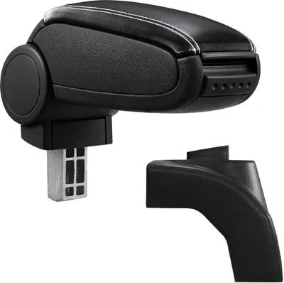 Immagine prodotto di Bracciolo centrale MAL rivestimento in pelle nero / bianco per VW Golf 5 V / Jetta