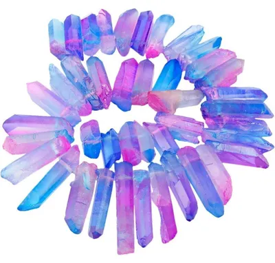 Immagine prodotto di Collana di perle di cristallo, blu/viola, 13mm-42mm, 15 pollici, perline sfuse per la creazione di gioielli