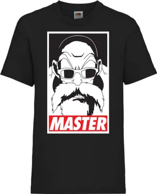 Produktbild von Kinder T-Shirt Dragon Anime Manga Ball Z Master Roshi 01 Master Roshi, 3-4 Jahr - 104 / Schwarz