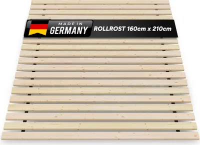 Produktbild von TUGA - Holztech Marken Rollrost Lattenrost  160x210cm 300kg Bettrost