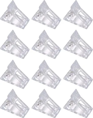 Produktbild von 12 Stück Poly-Gel-Nagelclips, Nagelspitzenclips, Nagelspitzenclips für Poly-Gel-Nagelverlängerungen
