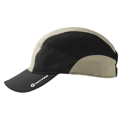 Zdjęcie produktu dla INUTEQ Headcool Power – czapka chłodząca – działa na wodę – lekka – do 8 godzin chłodu – kolor khaki/czarny – rozmiar L/XL