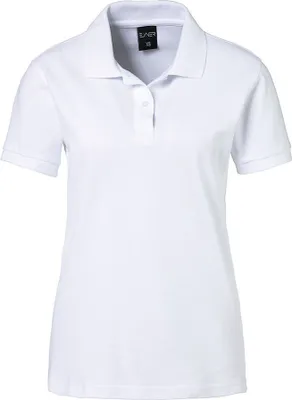 Produktbild von Damenpoloshirt Fb. weiß Gr. 4XL : 4XL : weiß : 100% Baumwolle 180 g/m²