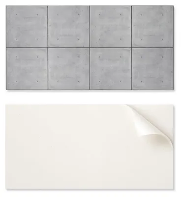 Produktbild von Selbstklebende Vinyl-Wandpaneele 100x50 cm, Rohbetonstruktur