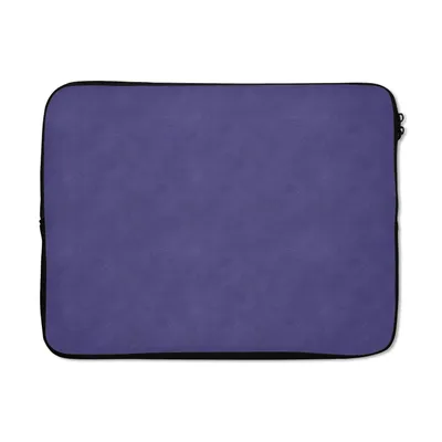 Produktbild von MuchoWow® Laptop Hülle 17 Zoll Laptoptasche Leder - Lila - Tierhaut - Zipper - Schutzabdeckung