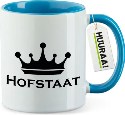 Produktbild von Huuraa Kaffeetasse Hofstaat Schützenfest 330ml Blau Keramik Kaffeebecher Geschenkidee