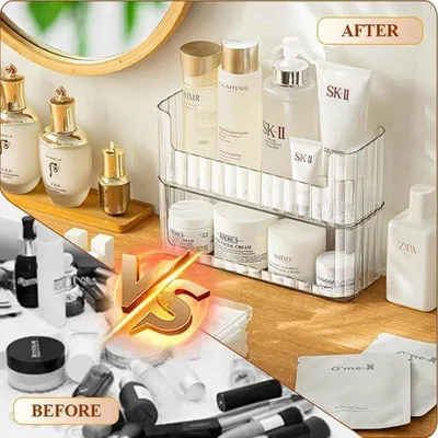 Productafbeelding van Acryl make-up organizer, stapelbaar, doos voor cosmetische accessoires