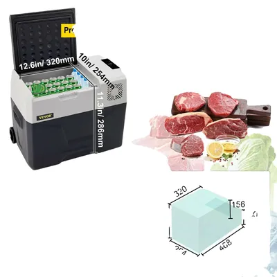 Obrázek produktu pro Přenosná autochladnička, účinný rozsah chlazení -20 až 20 °C, objem 30 l / 32 qt, 32Qt 30L