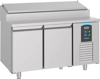 Zdjęcie produktu dla Saladette z 2 drzwiami, 7 pojemników 1/3 GN