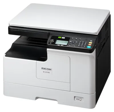 Zdjęcie produktu dla Wielofunkcyjne urządzenie - kopiarka, skaner, drukarka RICOH M2810N czarno-biała, A3, 28 str./min, 6000 stron, toner startowy