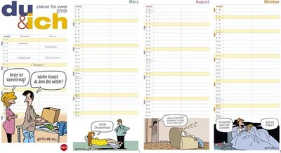 Productafbeelding van Familieplanner "Jij & Ik - Planner voor Twee" - 16 x 35 cm, 2 kolommen