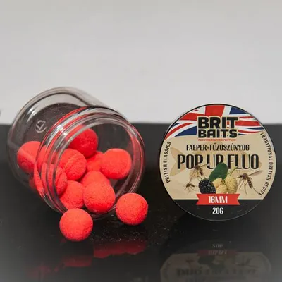 Produktbild von BritBaits Pop Up fluo Faeper-Tippelmücke 16 mm