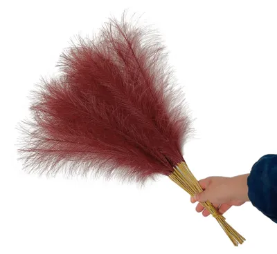 Obrázek produktu pro Umělé rostliny 40 kusů - Boho dekorace - Ložnice/obývací pokoj - Svatba/oslava - Stolní dekorace - Simulované rákosí 55 cm