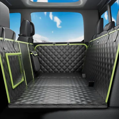 Produktbild von Hundedecke Auto Rückbank 145x73 cm Schwarz Wasserdicht für SUV/LKW bis 150 kg