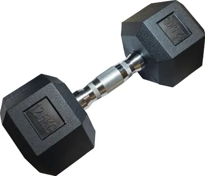 Produktbild von Einhand-Sechskant-Hantel HEX 12,5 kg gummiert