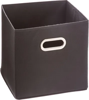 Obrázek produktu pro Box / Krabice do regálu 31x31cm hladký šedý tmavý