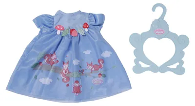 Produktbild von ZAPF Creation Baby AnnabellÂ ®  Kleid blau, PuppenzubehÃ ¶ r (43 cm)