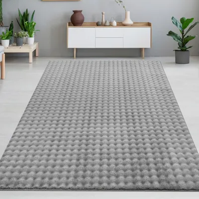 Immagine prodotto di Tappeto per il soggiorno Tappeto per la camera da letto morbido e soffice, resistente e di facile manutenzione in antracite Dimensioni - 160 x 220 cm