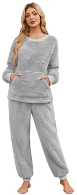 Immagine prodotto di Pigiama in pile da donna, ideale per l'inverno