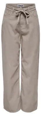Produktbild von ONLY Female Hose mit weitem Beinschnitt ONLBLEECKER Baggy Fit Hose mit weitem Beinschnitt – Größe XS / 34L, String