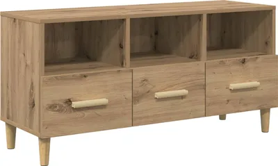 Image de Meuble TV Chêne artisan 102 x 36 x 50 cm Bois d'ingénierie